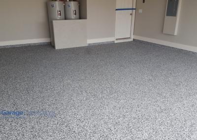 epoxy and polyaspartic garage floor in Buckhead