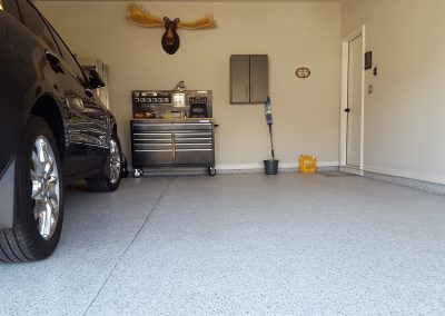 epoxy / polyaspartic garage floor