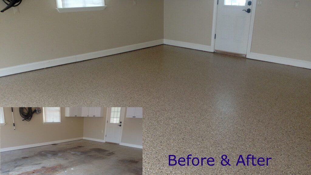 Professional epoxy garage flooring in Greensgoro, GA