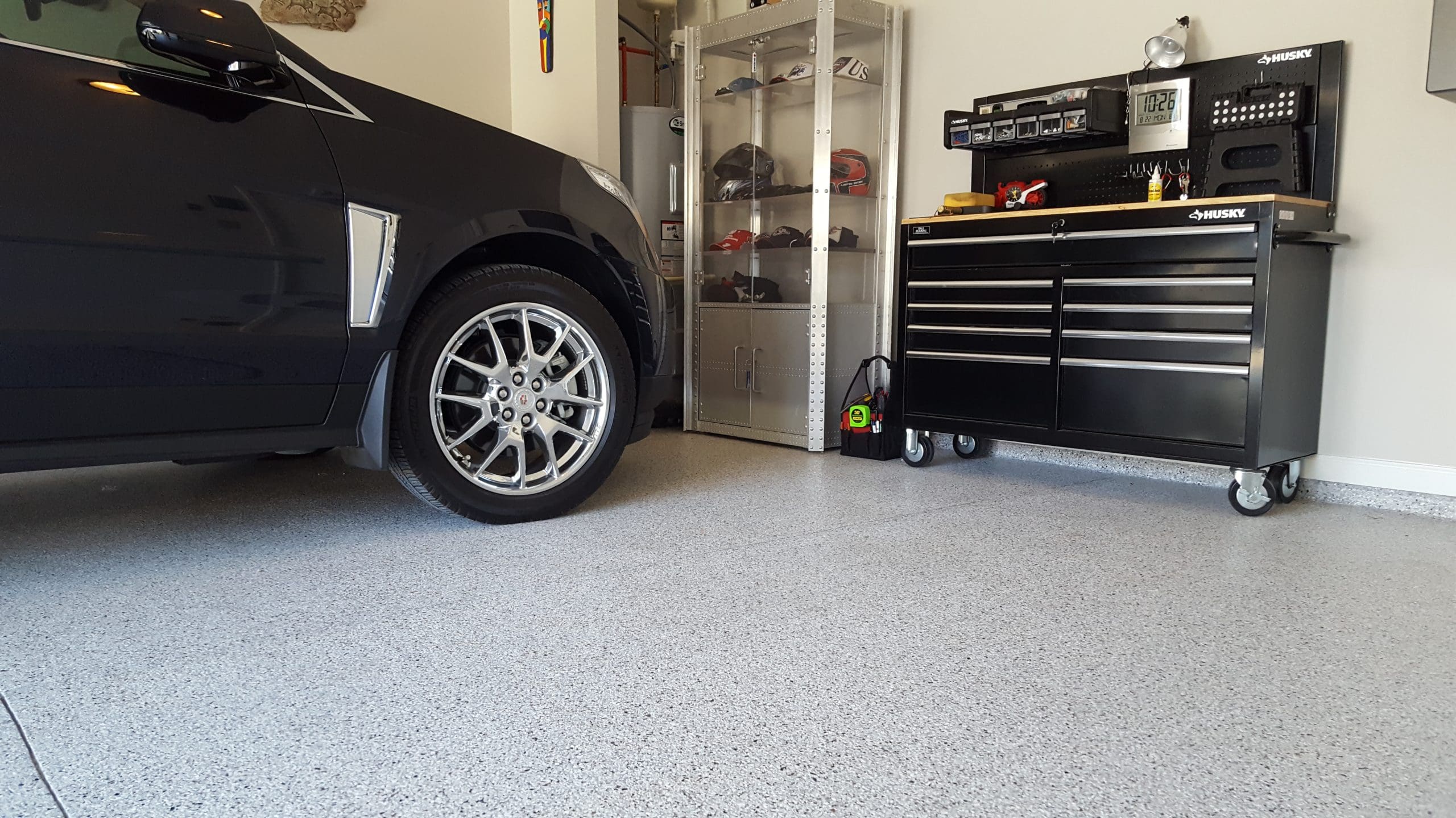 Dakota Grey Floor Lawrenceville epoxy garage floor